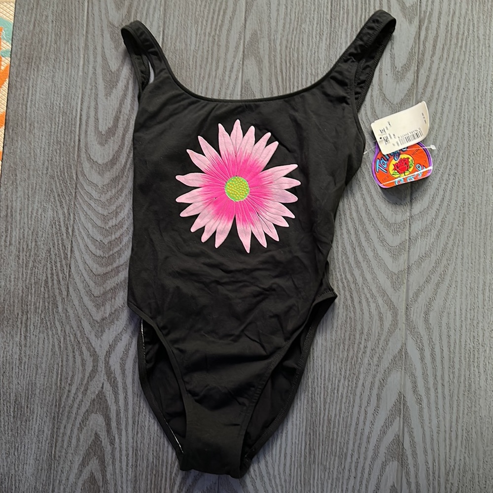 Vintage One piece Swimsuit- NWT . Tango Rose